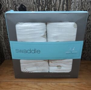 BreathableBaby Active Swaddle Blanket & Wrap 2 Pack – 47” X 47” 100% Cotton